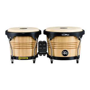 MEINL Percussion FWB190NT 6-3/4+8inch Marathon Designer Series Wood Bongo, Natural