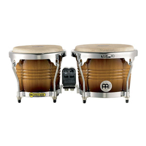 MEINL Percussion FWB200GAB 6-3/4+8inch Marathon Exclusive Series Wood Bongo, Gold Amber Sunburst