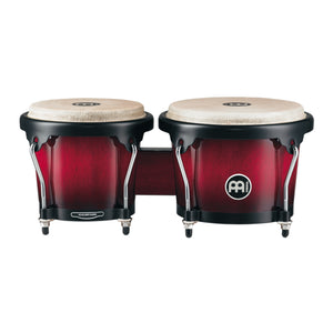 MEINL HB100-WRB 6 3/4 & 8inch Headliner Wood Bongo, Wine Red Burst