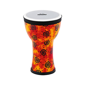 NINO Percussion NINO-EMDJ-SU 6inch Elements Mini Djembe, Plastic Head, Sunshine