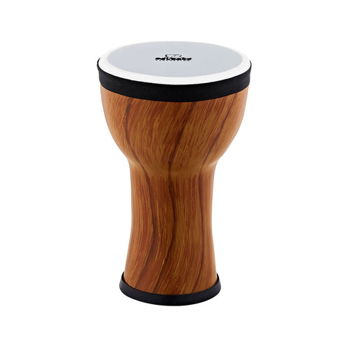 NINO Percussion NINO-EMDJ-TA 6inch Elements Mini Djembe, Plastic Head, Twisted Amber