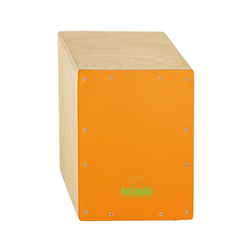 NINO Percussion NINO950OR 13inch Tall, Birch Cajon, Orange Frontplate