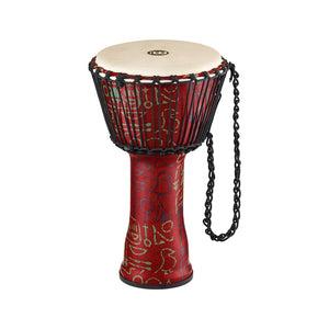 MEINL Percussion PADJ1-M-G 10inch Rope Tuned Travel Series Djembe, Goat Head, Pharaoh's Script