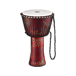 MEINL Percussion PADJ1-XL-F 14inch Rope Tuned Travel Series Djembe, Pharaoh's Script