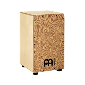 MEINL Percussion WCP100MB Woodcraft Professional Cajon, Makah-Burl Frontplate