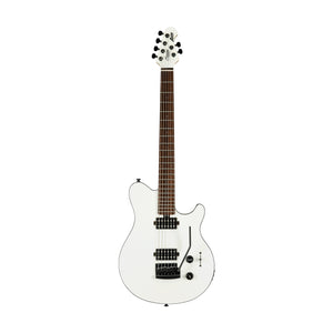 Sterling by Music Man AX3S Axis Electric Guitar, Rosewood FB, White w/Black Binding (AX3S-WH-R1)