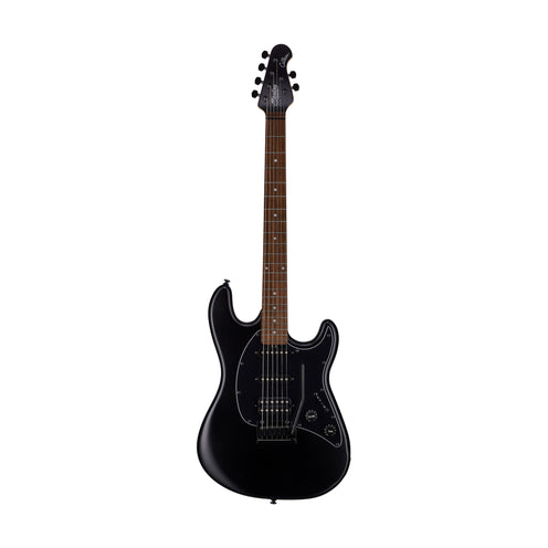 Sterling by Music Man Cutlass HSS Electric Guitar, Laurel FB, Stealth Black