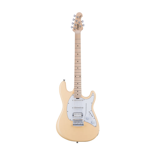 Sterling by Music Man CT30HSS Cutlass Electric Guitar, Maple FB, Vintage Cream (CT30HSS-VC-M1)