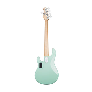 Sterling S.U.B Series RAY5 5-String Electric Bass Guitar, Maple FB, Mint Green (RAY5-MG-M1)