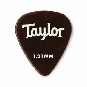 Taylor Celluloid 351 Picks, Tortoise, 1.21mm, 12-Pack