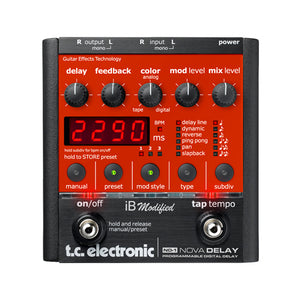 TC Electronic ND-1 Nova Delay Guitar Effects Pedal, EU Plug