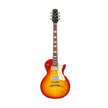 Heritage Custom Shop Core Collection H-150 Plain Top Electric Guitar with Case, Dark Cherry Sunburst